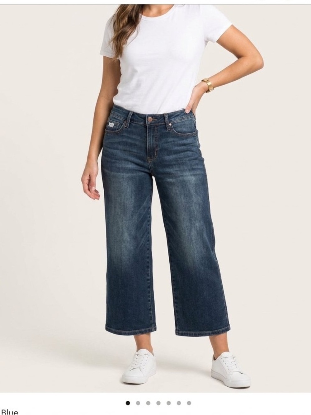 Judy Blue Wide Crop Jeans Size 27